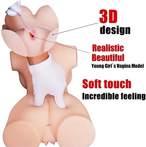 1 Fit Half Body Sex Doll For Breast with Pussy & Anal Solid Silicone Doll - Image 2
