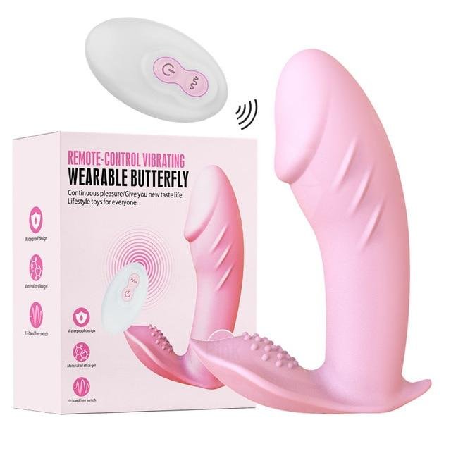 Fancy Wireless Remote Control Clamshell Panty Anal + Pussy Vibrator - Image 2
