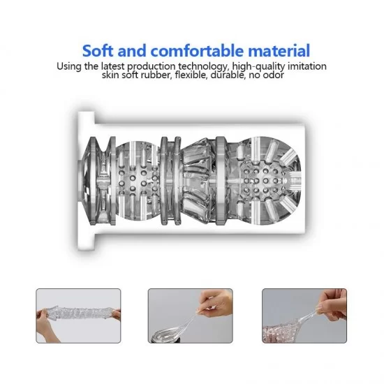 Latin X9 Auto Piston USB Rechargeable Handsfree Masturbator - Image 7