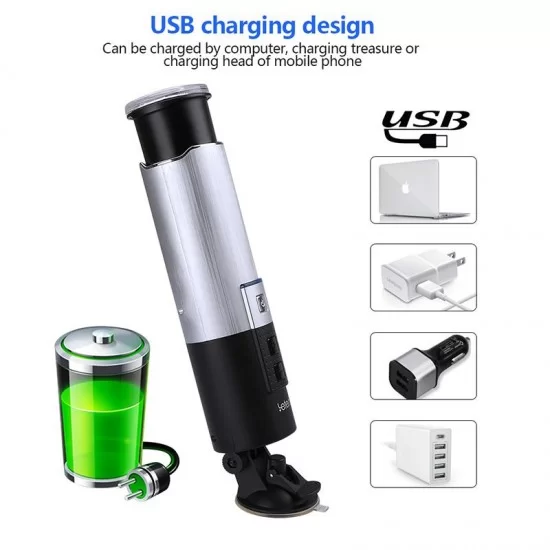 Latin X9 Auto Piston USB Rechargeable Handsfree Masturbator - Image 4