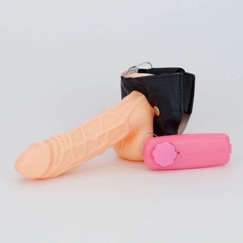Love Me Hollow Strap On Dildo With Vibration - Image 3