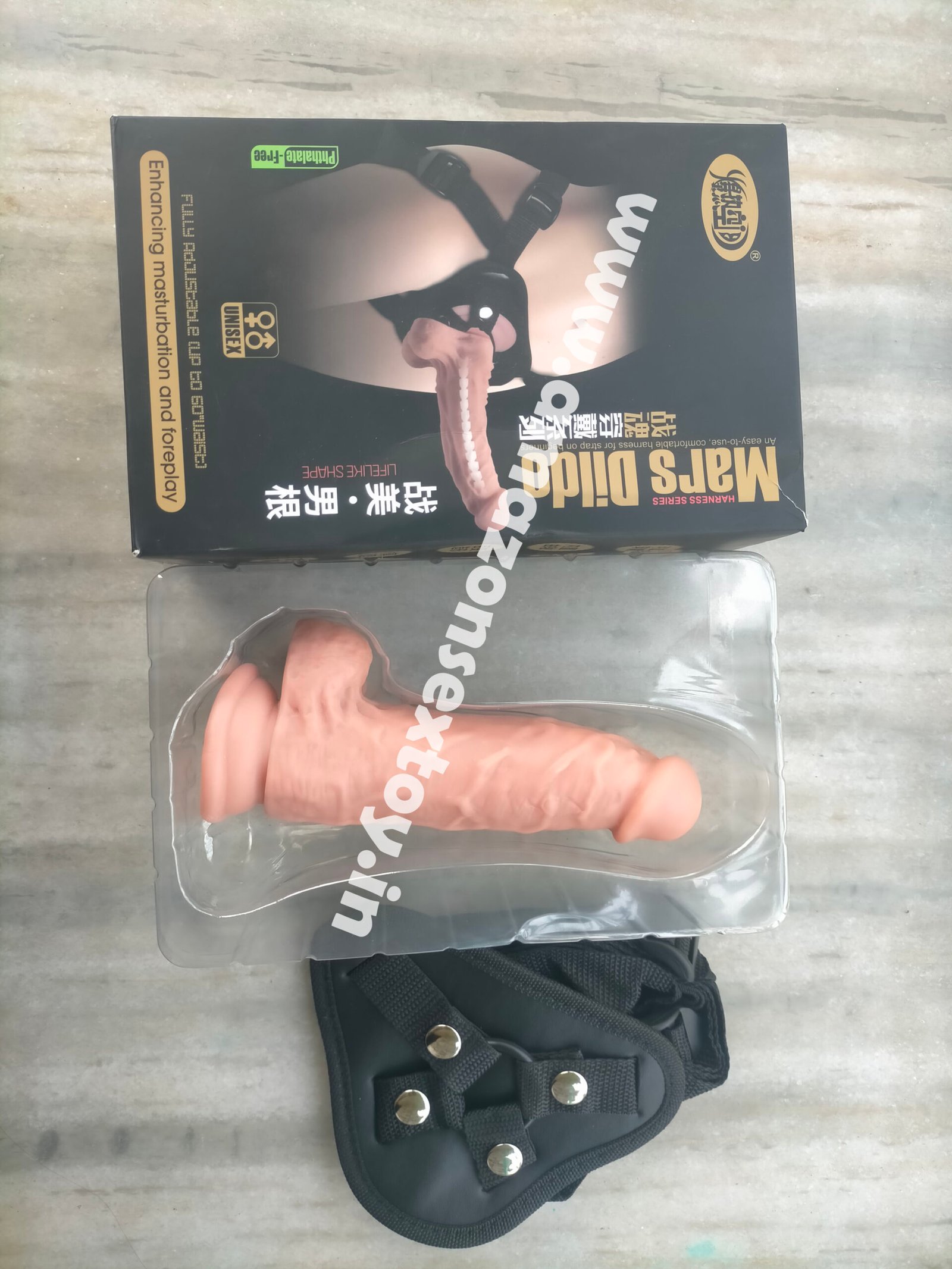 Original Mars Solid Strap On Dildo - Image 7
