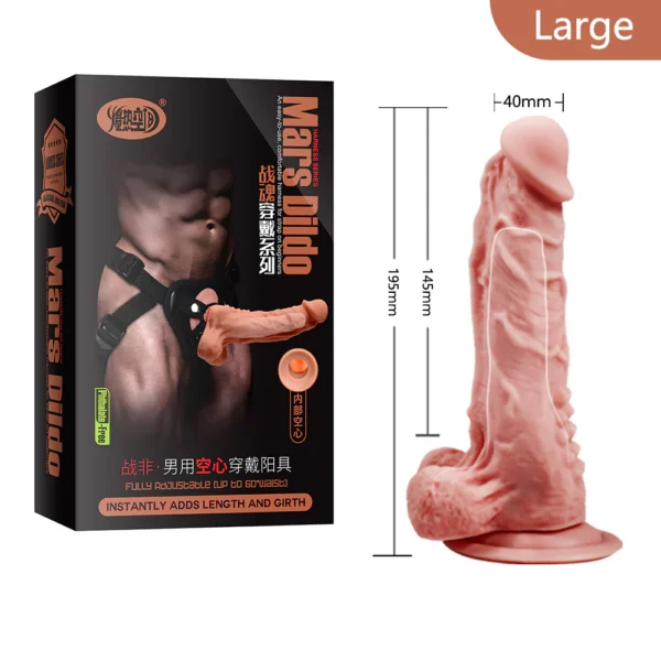 Original Mars Hollow Strap On Dildo