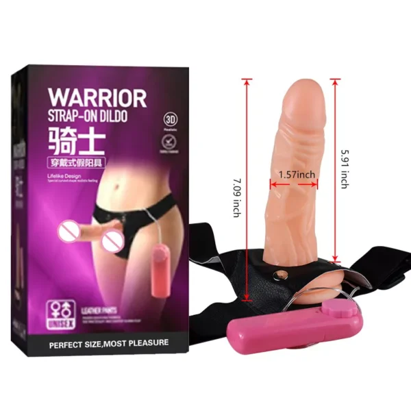 Warrior Hollow STRAP-ON DILDO Vibrator - Image 5
